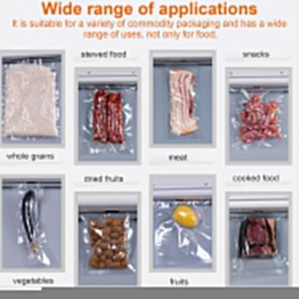 Organized pantry with various foods stored securely using the vacuum sealing system.